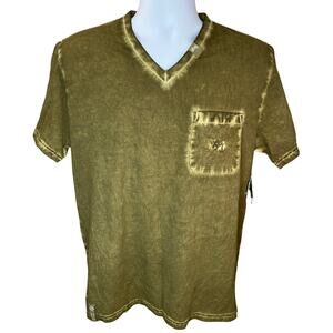 LRG Lifted Research Group Men’s Size M The Cold World V-Neck Tee NEW